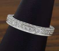 18K White Gold Diamond Eternity Band