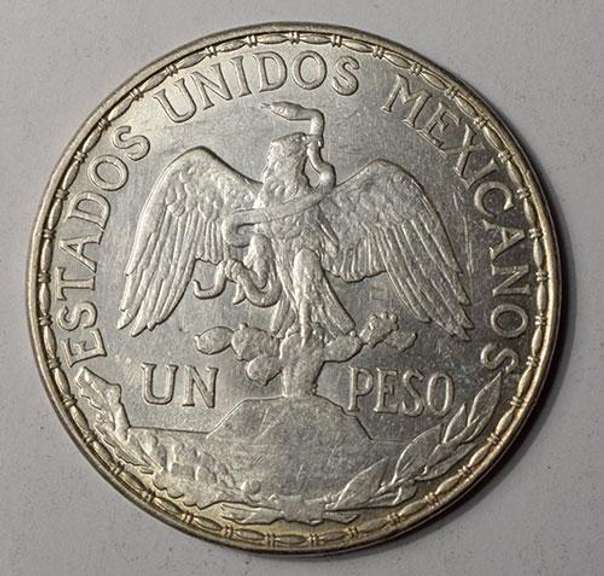 1910 Mexico Silver Peso