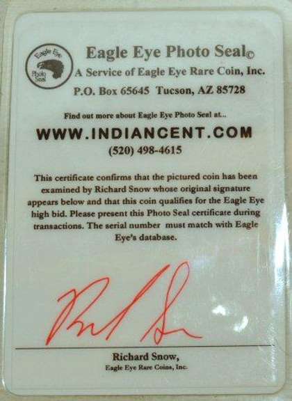 1858 LL Flying Eagle Cent. PCGS MS64. Eagle Eye PS