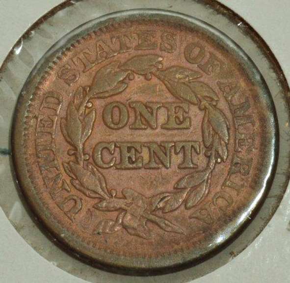 1846 Braided Hair Large Cent