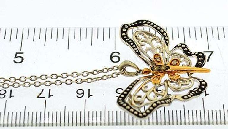 Butterfly Sterling Silver Necklace