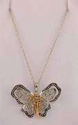 Butterfly Sterling Silver Necklace