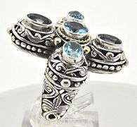 LADIES ELEGANZA RING AND MATCHING EARRINGS.