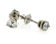 Classic Diamond Stud Earrings; Always in Fashion!