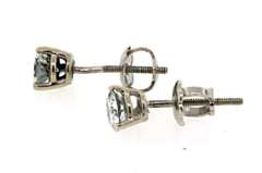 Classic Diamond Stud Earrings; Always in Fashion!