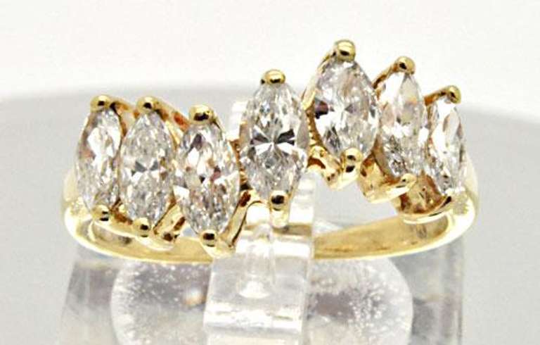 LADIES 14 KT GOLD DIAMOND RING 2.00CTW