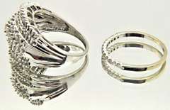 14 KT SET WITH OVER 2.00 CARATS OF DIAMONDS