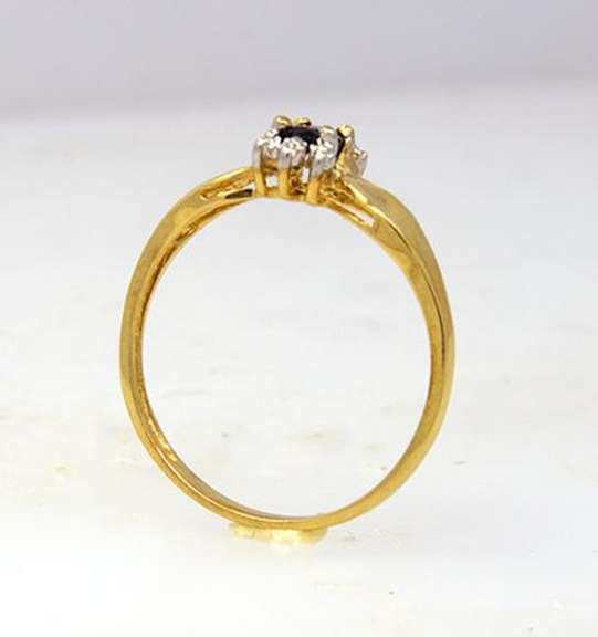 Dainty Sapphire Ring in Gold Size 7