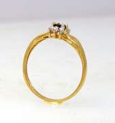 Dainty Sapphire Ring in Gold Size 7