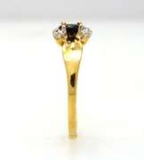 Dainty Sapphire Ring in Gold Size 7