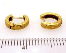 Dainty Gold Horseshoe Earrings