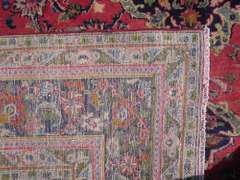 Detailed Semi Antique Persian Mashhad 12.7x9.6