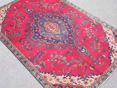 Fine Quality Semi Antique Persian Tabriz 9.5x6.4