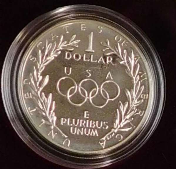1988 PROOF Silver Olympic Dollar
