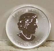 2014 One Ounce .9999 pure Silver Canadian Falcon.