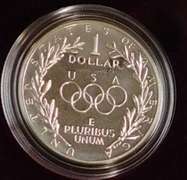1988 PROOF Silver Olympic Dollar