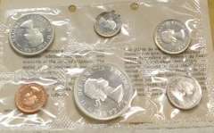 1964 Canada Silver (80%) Mint Set, w/ Silver Dollar.