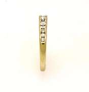 Diamond Ring in White Gold, Size 4.5
