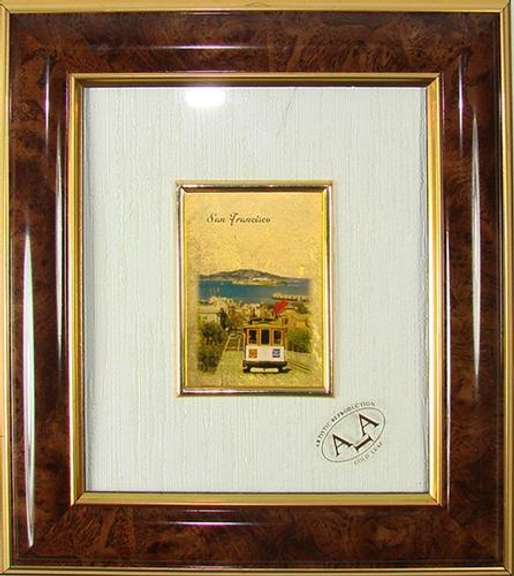 Collectible Limited Italian Handmade Gold Leaf Scenery