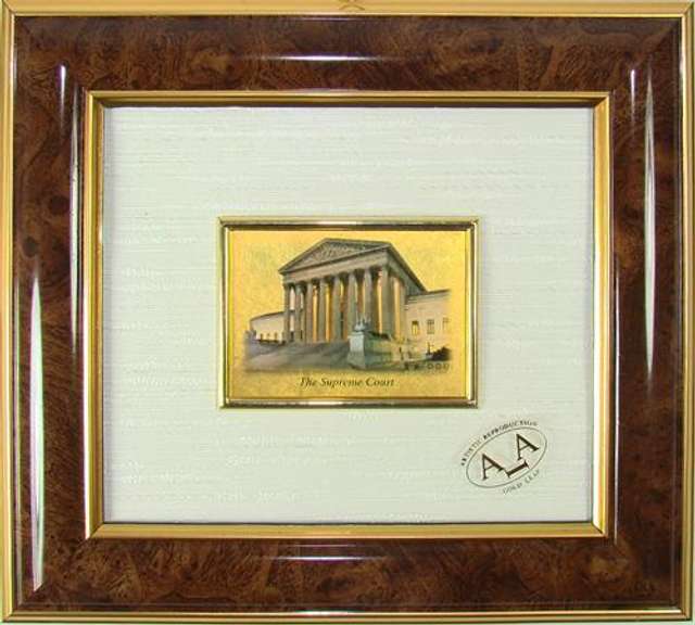 Collectible Limited Italian Handmade Gold Leaf Monument
