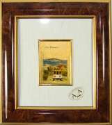 Collectible Limited Italian Handmade Gold Leaf Scenery
