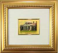 Collectible Limited Italian Handmade Gold Leaf Monument