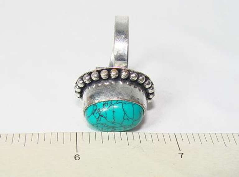 Fascinating Ethnic Handcrafted Natural Stone Ring