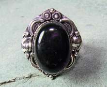 Fascinating Ethnic Handcrafted Large Natural Stone Ring