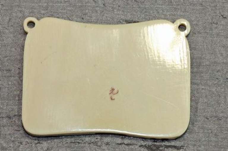 Lotus Leaf Natural Ivory Pendant