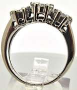 LADIES 14 KT WHITE GOLD WEDDING SET.
