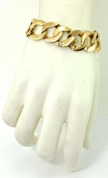 Substantial and Simplistic 14K Bracelet