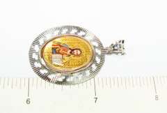 Charming Religious Gold Plated 925 Silver Pendant