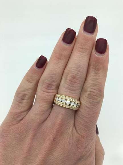 14K Yellow Gold Diamond Ring