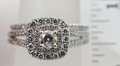 Fashionable 1ct tw 14K Wedding Set