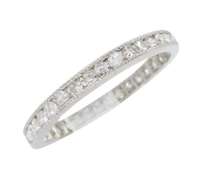 Platinum Diamond Eternity Band
