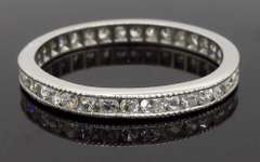 Platinum Diamond Eternity Band