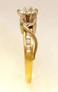 Marquise Diamond Ring in Gold, Size 8.75