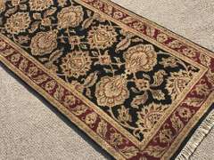 Spectacular Handmade Indo Khorasan Design Runner 2.6x19.9