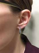 Diamond Hoop Earrings