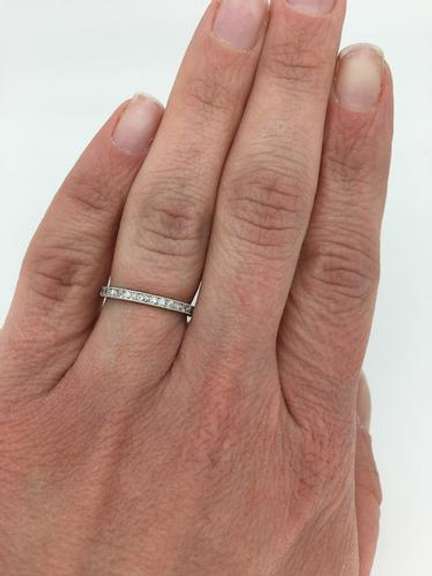 Platinum Diamond Eternity Band