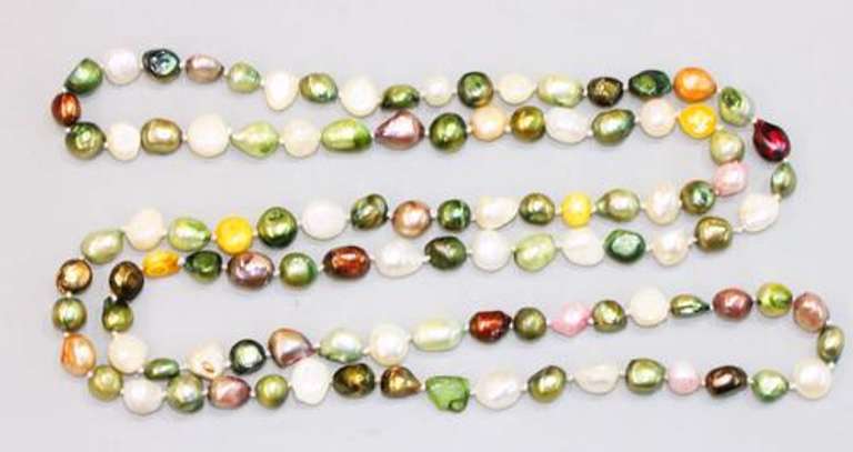 Casual Color Pearl Necklace