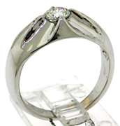 Gent's 14kt White Gold 0.40ctw Diamond Ring