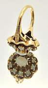 LADIES 14 KT YELLOW GOLD OPAL RING.
