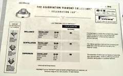 LADIES 18 KT WHITE GOLD DIAMOND ENGAGEMENT RING.