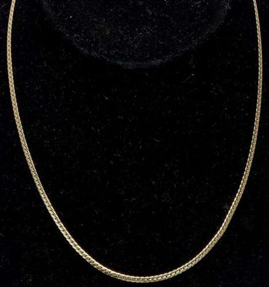 Flat-Link Chain in 14KT Gold