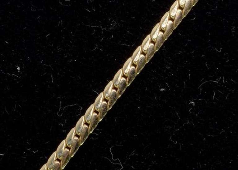Flat-Link Chain in 14KT Gold