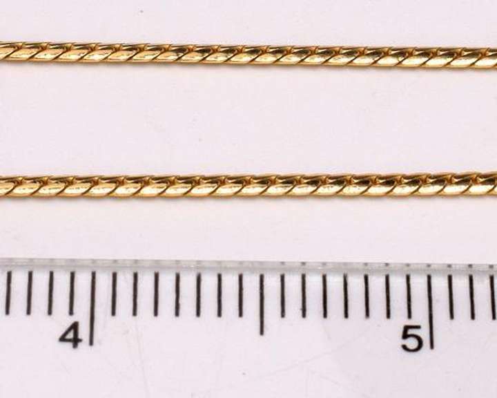 Flat-Link Chain in 14KT Gold