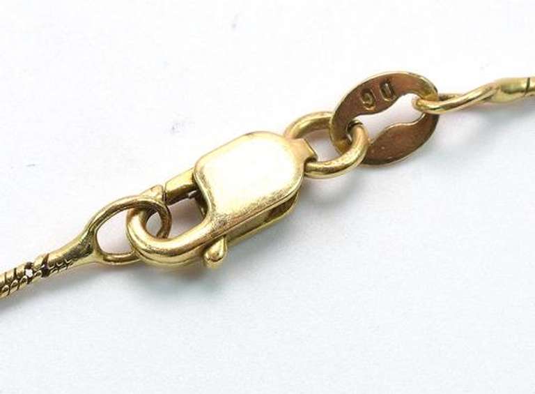 Beautiful Tanzanite Necklace in Gold