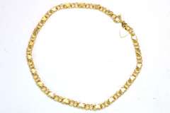 Sweet Gold Round-Link and Heart Bracelet