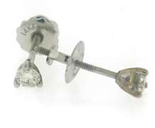 Elegant 14kt WG Diamond Stud Earrings